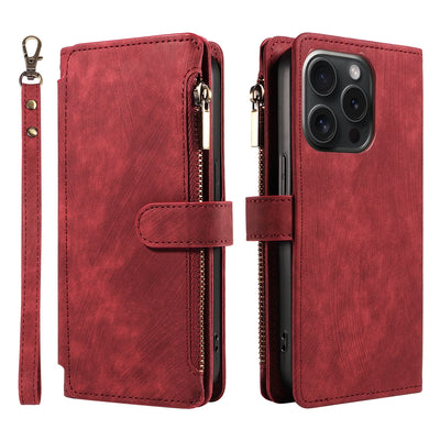 PU Leather Phone Case for Samsung Galaxy S25Edge Ultra S24 S23 S22 S21 S20 S10 S9 S8Plus FE Note20 Flip Wallet Style Phone Cover - Smarsty