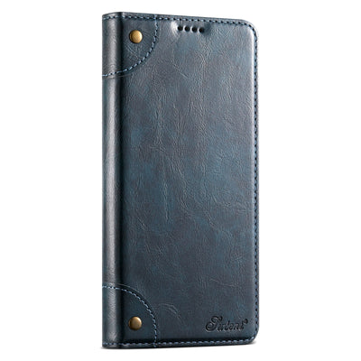 SUTENI Phone Case Faux Leather Card Holder Stand Wallet Magnet Flip Cover For Galaxy S26 Ultra S25 Plus S24 S23 S22 Note20