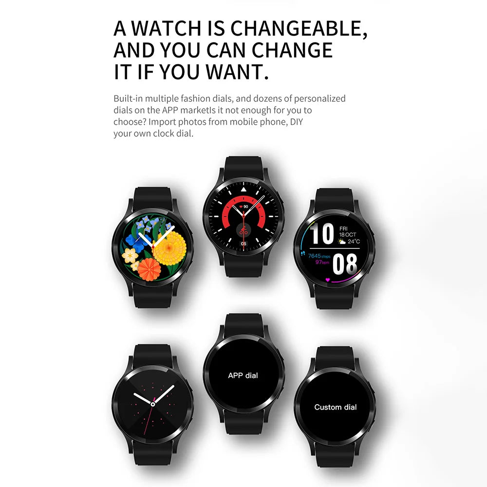 Bluetooth Smartwatch for Men and Women with Health Monitor - Smarsty