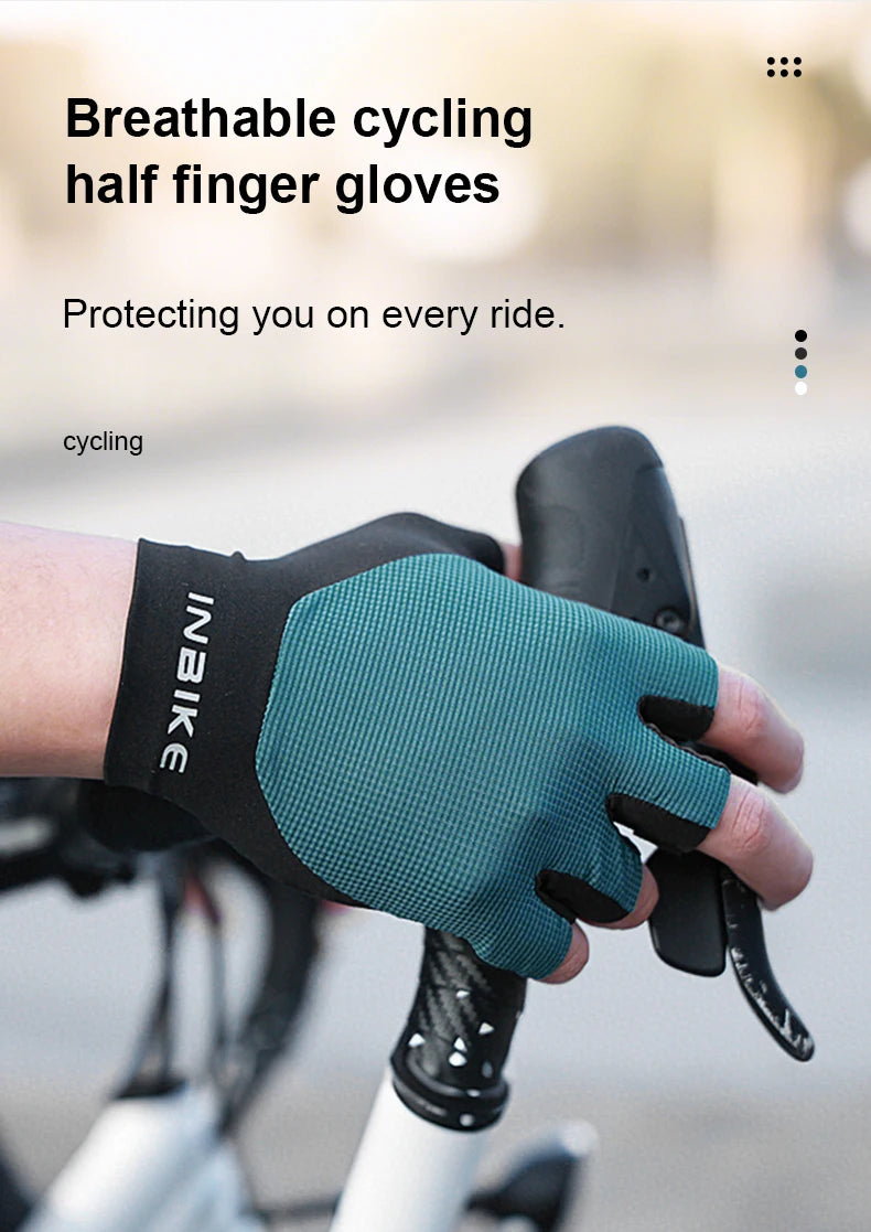 INBIKE Summer Cycling Gloves Shock Absorbing Breathable - Smarsty