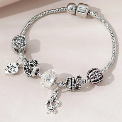 Women's Beaded Love Bracelet for Daily Style - Smarsty