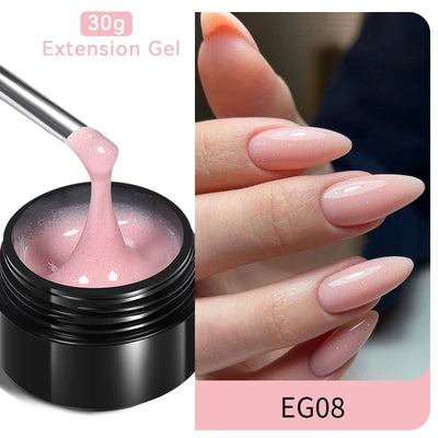 Born Pretty 30ml Milky White Nail Extension Gel - Smarsty