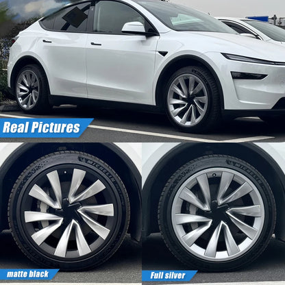 For Tesla Model Y Juniper 2025 20 Inch Rim Wheel Hub Protection Patch Protectors Helix 2.0 Wheel Guard Cover Auto Exterior ABS