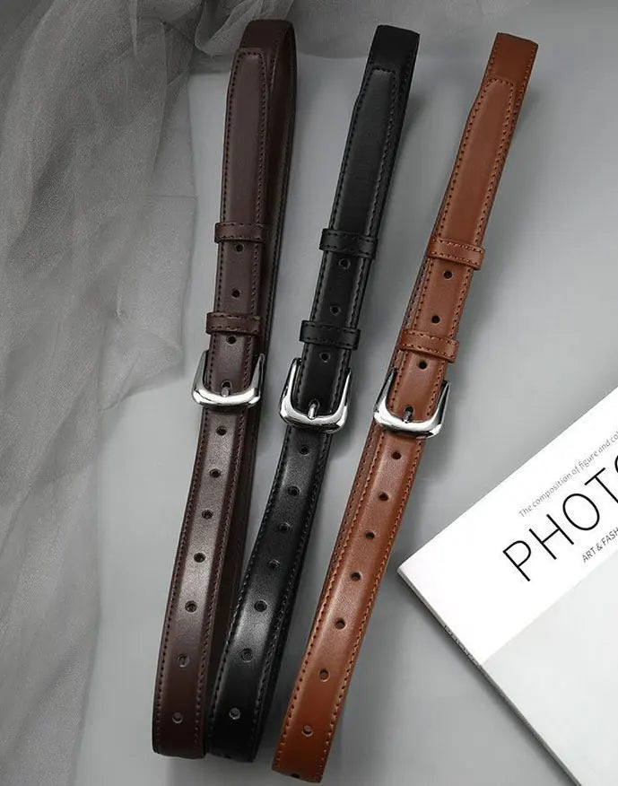 Women's Retro PU Leather Waist Belt for Jeans - Smarsty