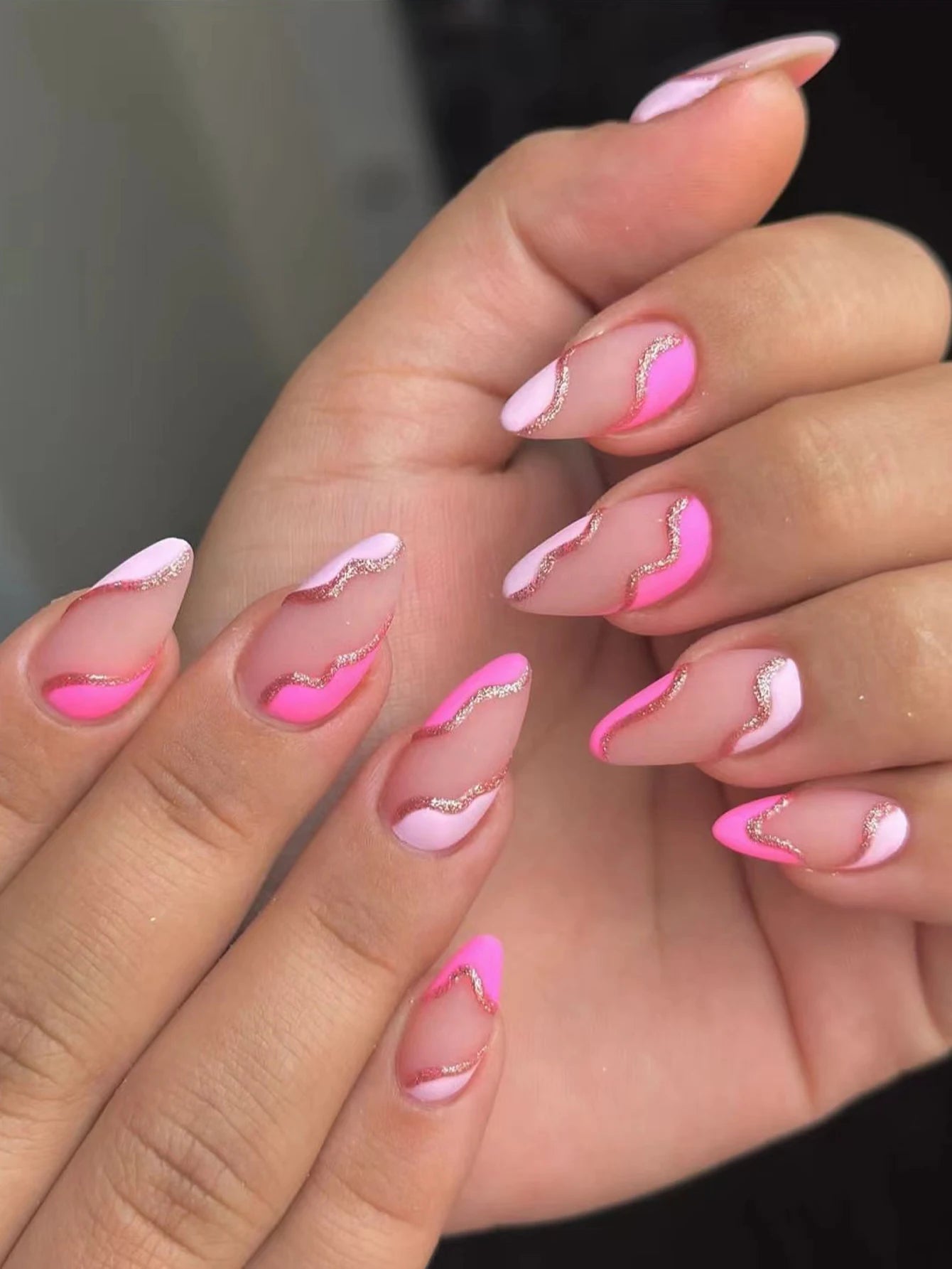 Pink Stiletto Press On Nails Set for Easy Glam - Smarsty