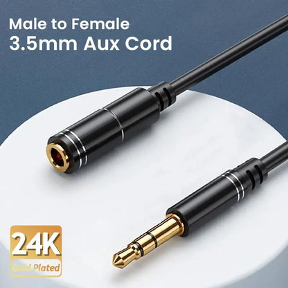 NIERBO 3.5mm Audio Extension Cable for Enhanced Sound - Smarsty