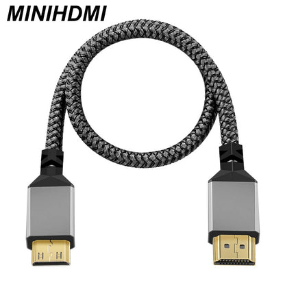 Nylon Mini HDMI To HDMI Cable For 4K Video - Smarsty