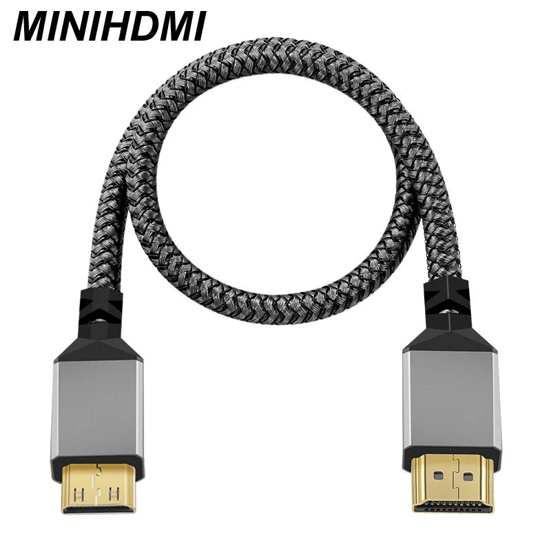Nylon Mini HDMI To HDMI Cable For 4K Video - Smarsty
