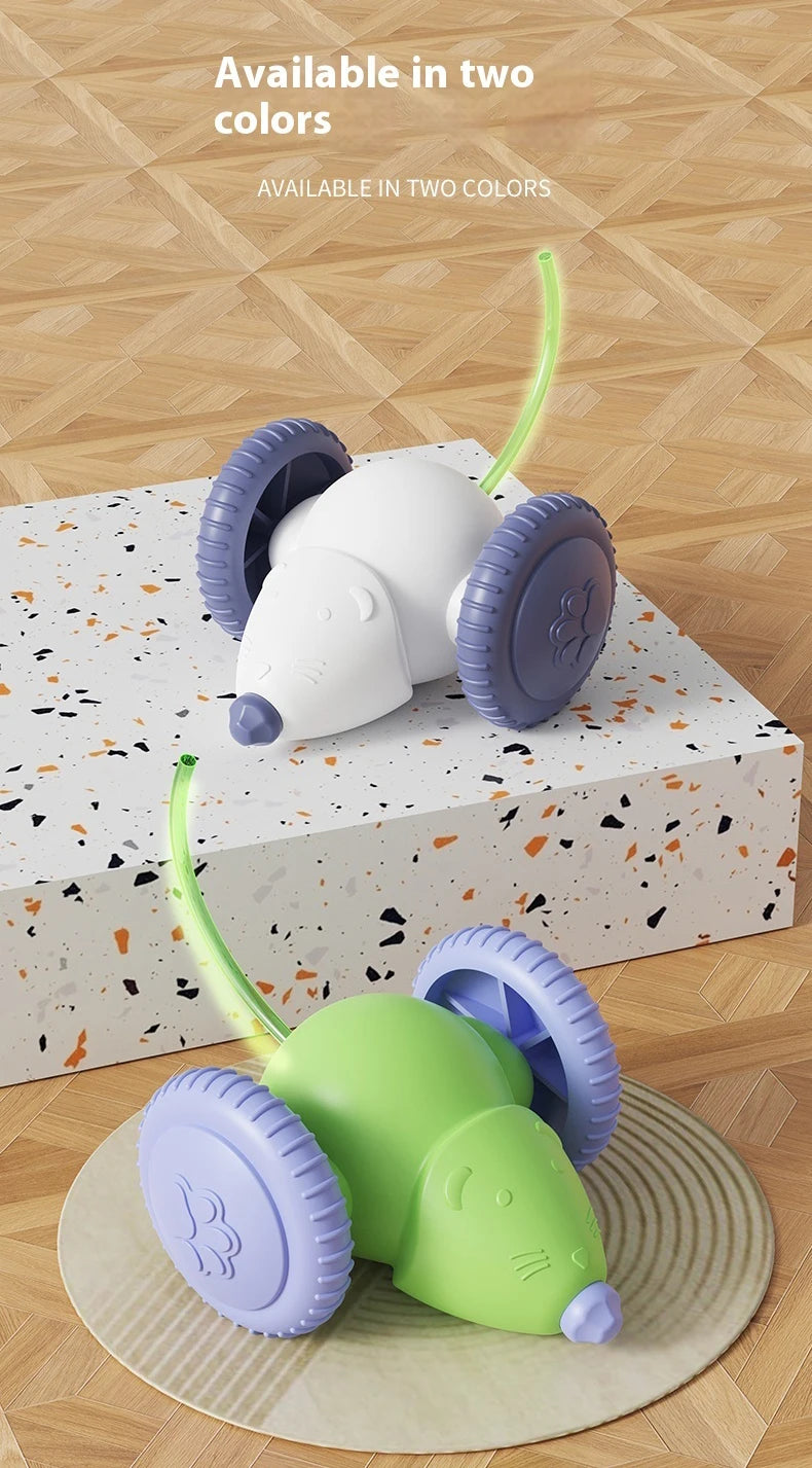Interactive Electric Mouse Toy for Cats with Obstacle Avoidance - Smarsty
