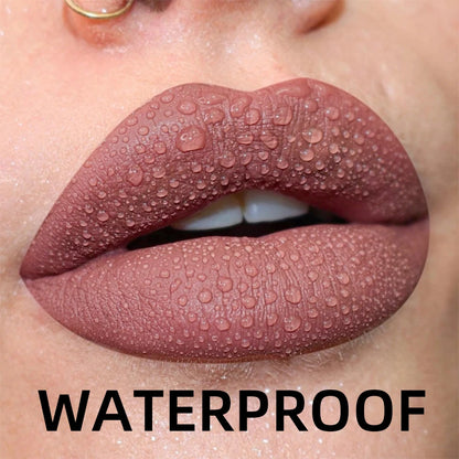 Matte Velvet Waterproof Lip Gloss With Hydrating Formula - Smarsty