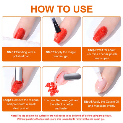 Quick Gel Nail Polish Remover for Easy Use - Smarsty