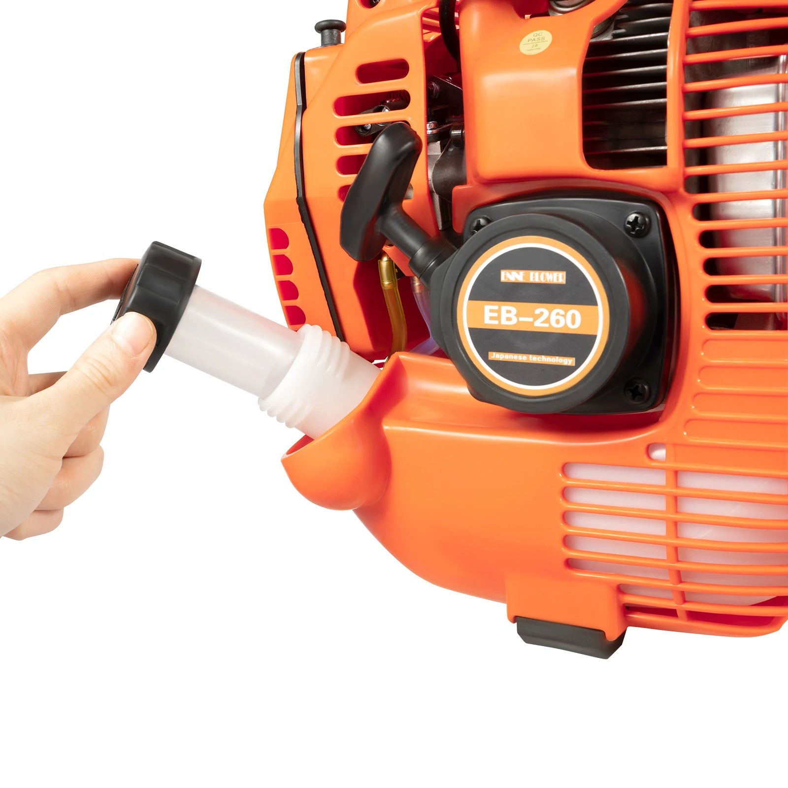 Gas Leaf Blower 25.4CC 2-Stroke 4.59ft³/h Commercial Handheld Gas Leaf Blower Grass Lawn Yard Dust Blowing Cleaning Tool