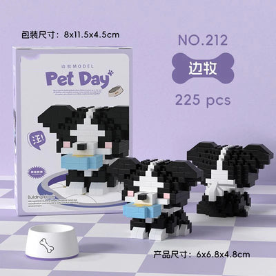 Animal Small Particle Dog Cat  Mini Building Blocks DIY Assembly Brick Sets Educational Toys for Kid 10 To 12 Year Birthday Gift - Smarsty