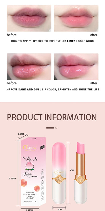O'CHEAL Color Changing Lip Balm Moisturizing And Waterproof - Smarsty
