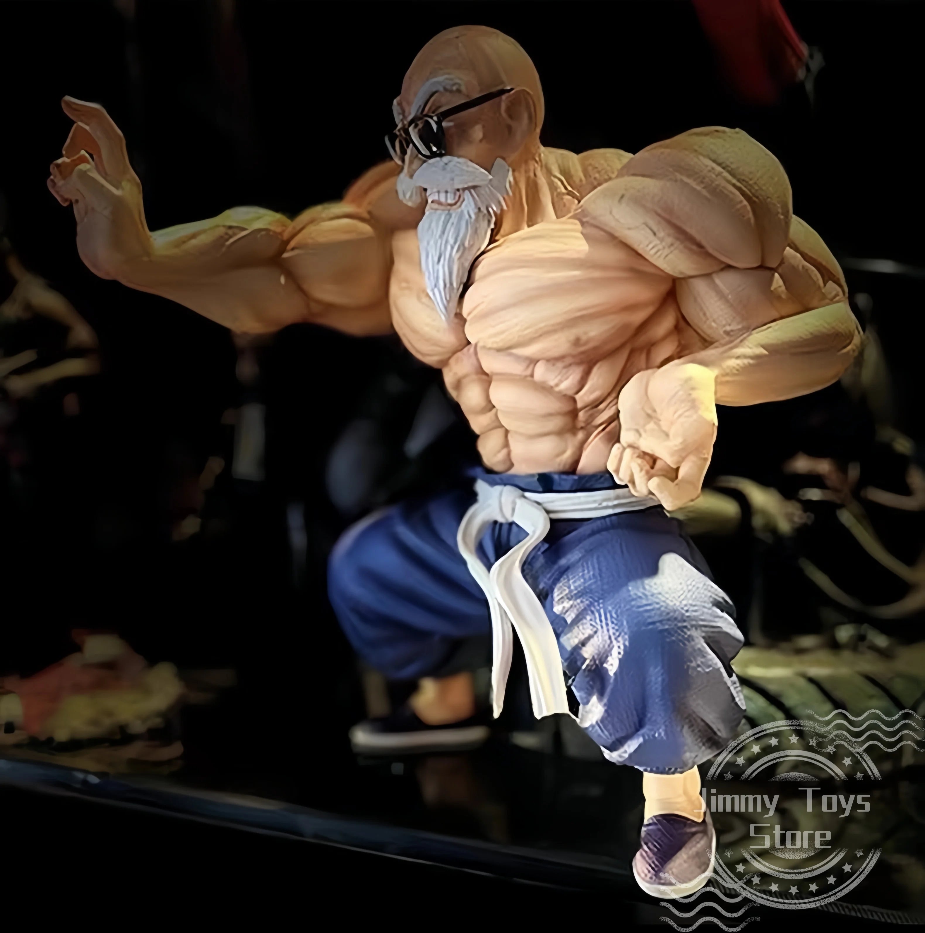 10cm Anime Dragon Ball figure GK Muscle Master Roshi Goku Kame Sennin Figurine PVC Action Figure Model Children Dolls Gift Toys by Smarsty