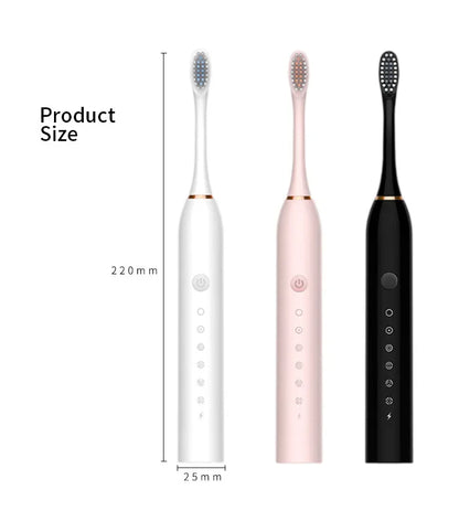 Automatic Electric Toothbrush with Six Speed Settings - Smarsty