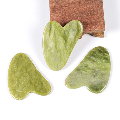 Natural Jade Gua Sha Scraper for Glowing Skin - Smarsty