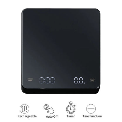 Digital Coffee Scale with Timer and LED Display - Smarsty