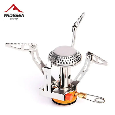 Widesea Camping One-piece Gas Stove Heater Tourist Burner Foldable Outdoor Picnic Kitchen Equipment Supplies Survival Furnace by Smarsty