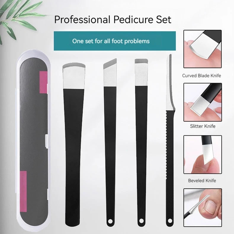 Professional Pedicure Knife Set for Dead Skin Removal - Smarsty