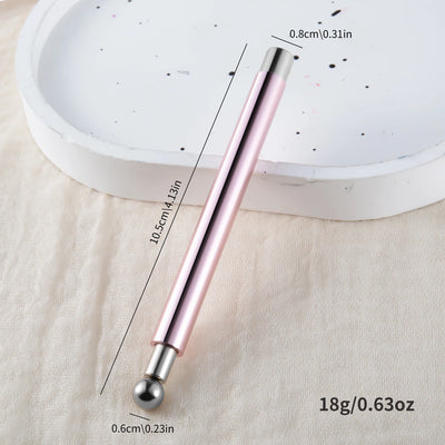Cat Eye Nail Art Magnetic Tool Cylindrical Stick with Ball Magnet Manicure Accessory for Glass Bead Effects Fits UV Gel Polish - Smarsty