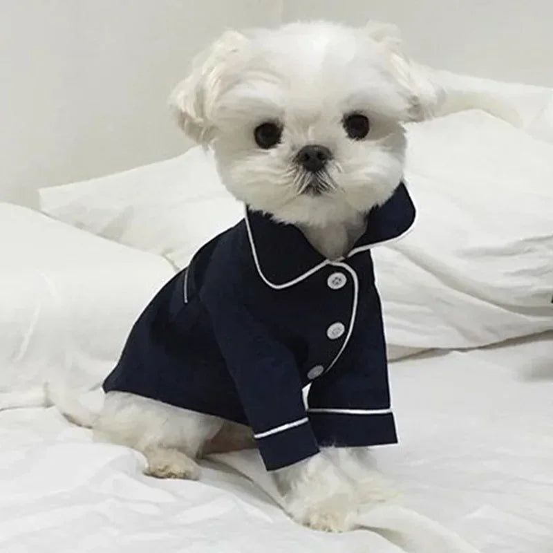 Summer Dog Pajamas for Small Dogs Comfortable Pet Clothing - Smarsty