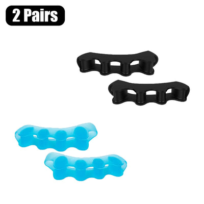 Toe Separators Doctor Recommended Correct Foot and Bunion Pain,Plantar Fasciitis Toe Straightener to Improve Functional Mobility - Smarsty
