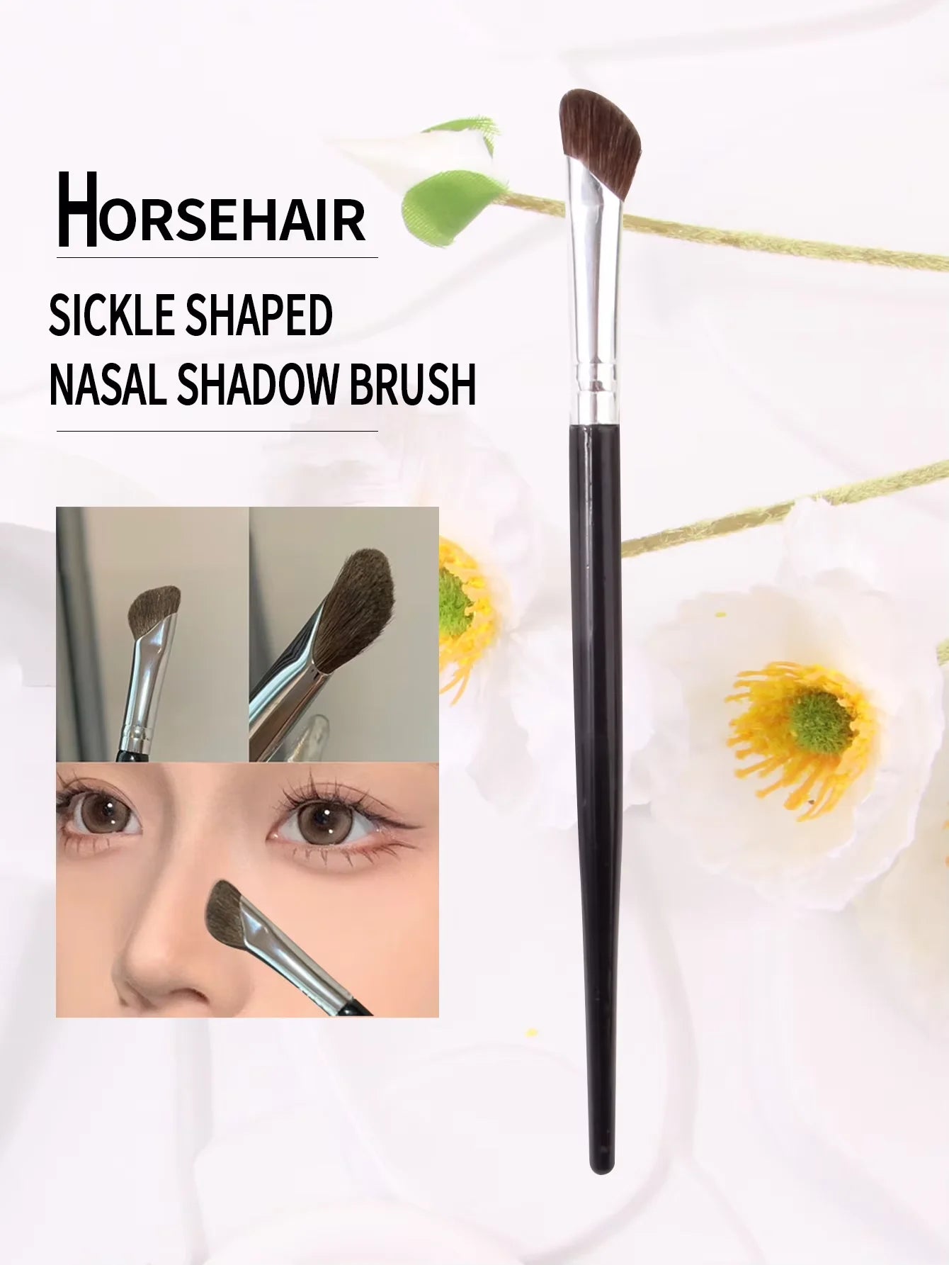 Eyeliner and Eyebrow Brushes Set for Precision Makeup Application - Smarsty