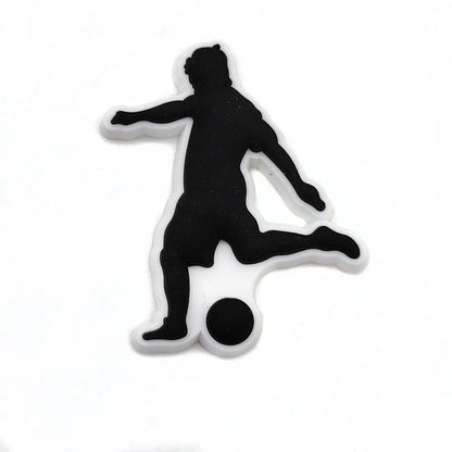 Sprot Soccer Football Shoe Charms Pin for Crocs Accessories Charms Clogs Slides DIY Shoe Decoration Buckle Party Gifts