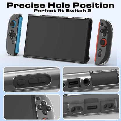 Clear Anti-Scratch Case for Nintendo Switch 2 - Smarsty