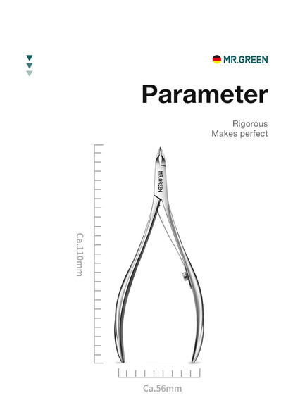 Stainless Steel Cuticle Nipper and Pusher Tool - Smarsty