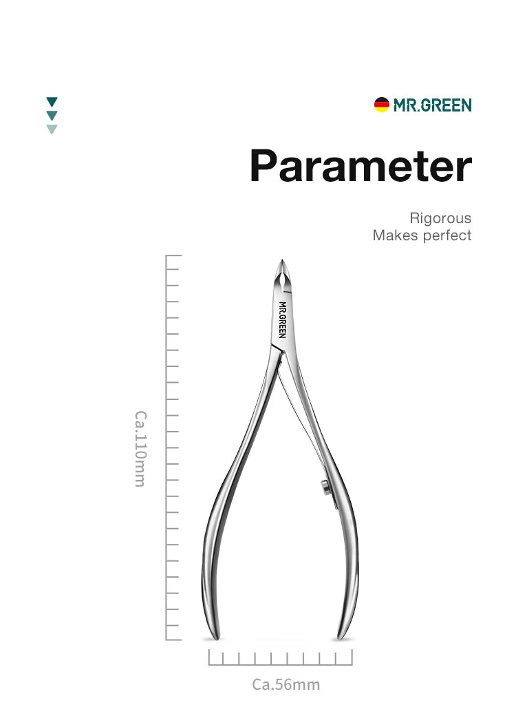 Stainless Steel Cuticle Nipper and Pusher Tool - Smarsty