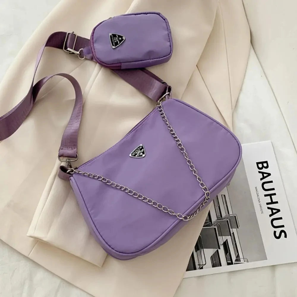 Nylon Crossbody Bag For Women Lightweight Portable Everyday - Smarsty