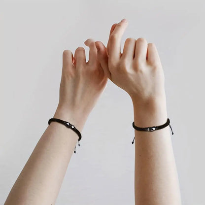 Handmade Adjustable Heart Bracelets A-Z Initials for Friendship - Smarsty