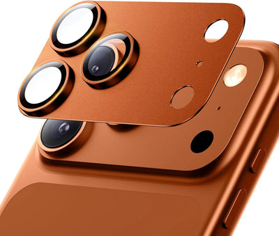 for iPhone 17 Pro Max 17Air Camera Lens Protector Strong Adsorption Metal 9H+ Tempered Glass Camera Screen Full Protective Cover - Smarsty
