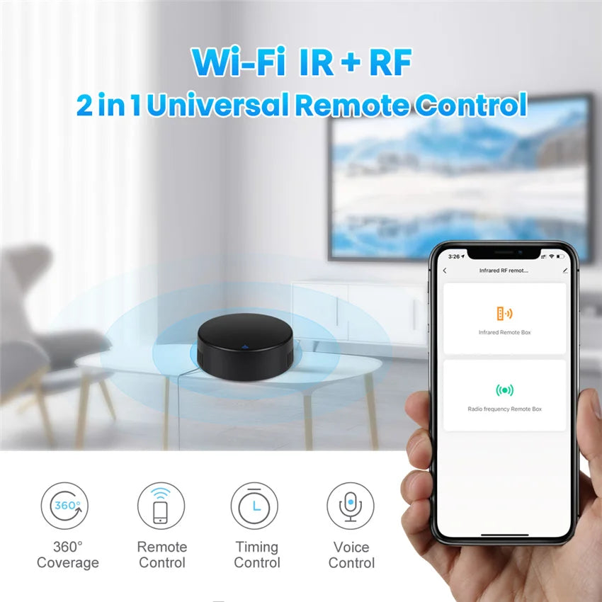 Smart WiFi IR Remote Controller for Home Automation - Smarsty