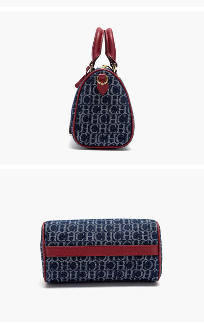 Women Shoulder Bag 2025 Cowboy Splicing Pillow Handbag - Smarsty