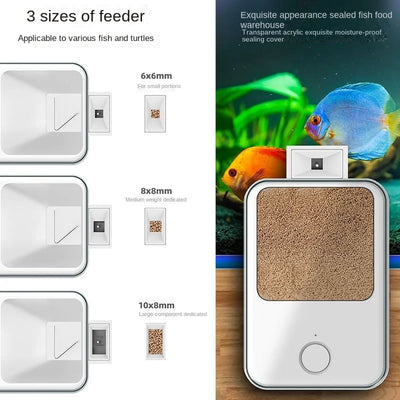 Automatic WiFi Fish Tank Feeder with Voice Control - Smarsty