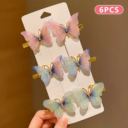 Cute Butterfly Hairpins for Girls with No-Hurt Design - Smarsty