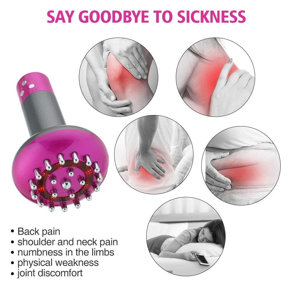Rechargeable Guasha Massager for Body Shaping and Detoxification - Smarsty