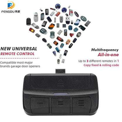 Universal Garage Door Remote Control with Clip - Smarsty