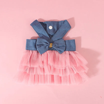 Cute Cat Lace Skirt Summer Dress for Pets - Smarsty