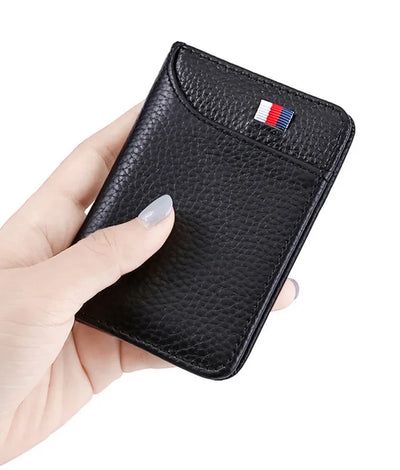 Men's Wallet Short Wallet Card Holder Fashion Thin Multi Card Business Soft Leather Wallet for Men Bolsa Feminina Coin Purse - Smarsty