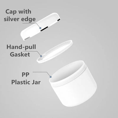 Refillable Cosmetic Containers for Creams and Lotions - Smarsty
