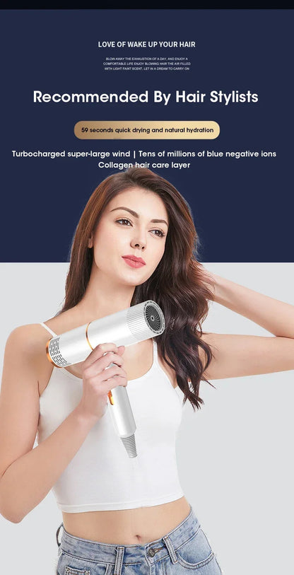Professional Hair Dryer with Ionic Technology for Fast Drying - Smarsty