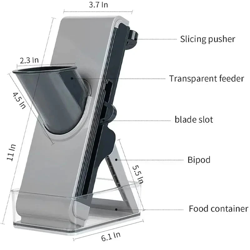Multifunctional Vegetable Chopper Potato Scrubber Slicer Kitchen Household Lemon Adjustable Hand Tools Food Carrot Fries Peeler