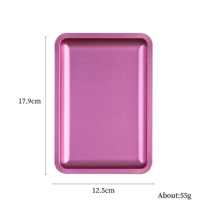 Stainless Steel Nail Art Storage Tray with Versatile Functionality - Smarsty