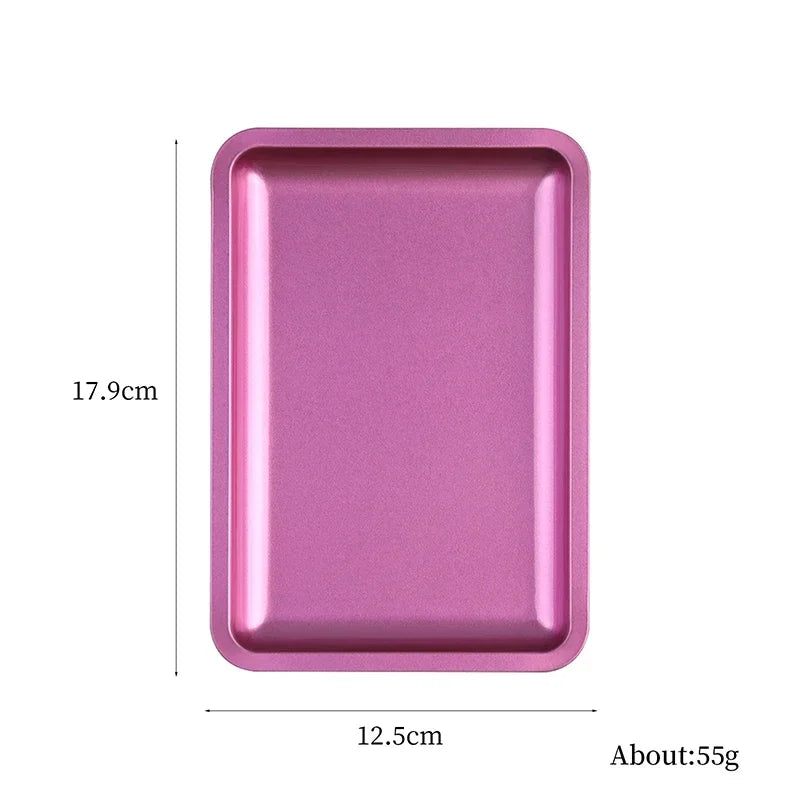 Stainless Steel Nail Art Storage Tray with Versatile Functionality - Smarsty
