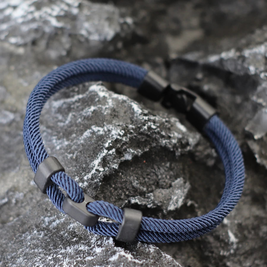 Personalized Thread Bracelet for Men with Easy Hook Closure - Smarsty