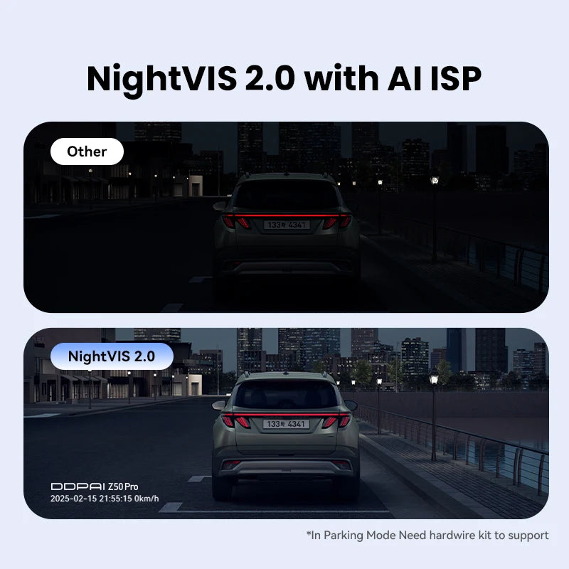 Dash Cam 4K Night Vision GPS ADAS Front Rear Parking - Smarsty